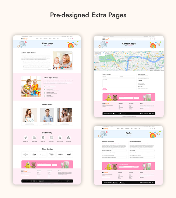KidXtore - Kids Clothing and Toys Store Elementor WooCommerce WordPress Theme - 13