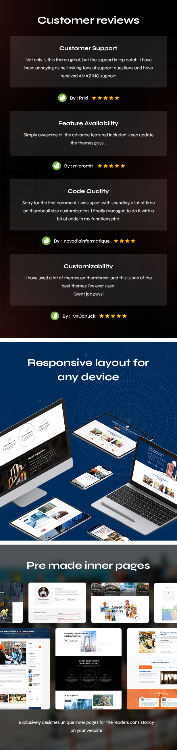 Duplexo construction WordPress Theme