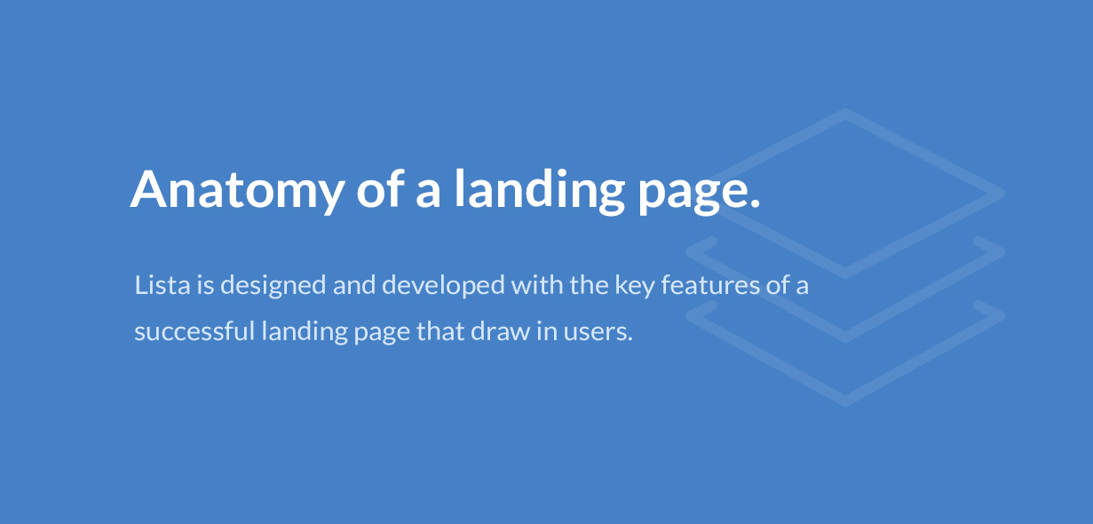 Anatomy of a Landing Page