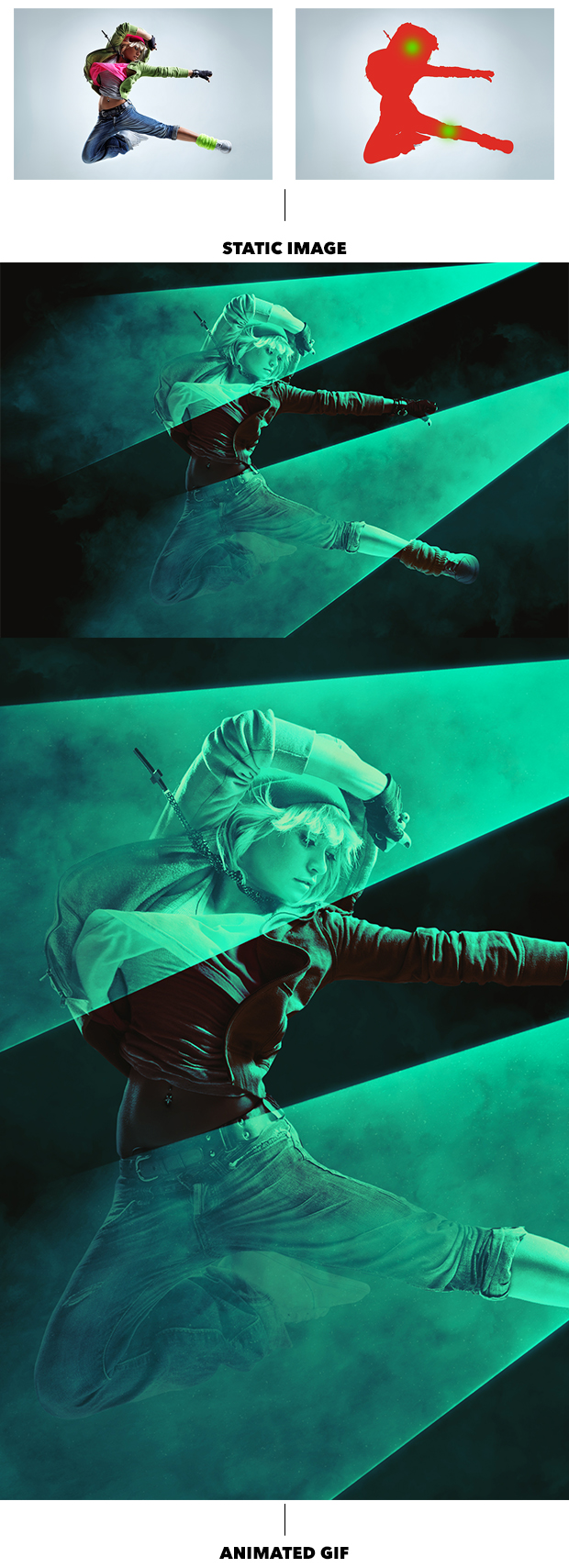 Gif Animated Stage Lights Photoshop Action - 16