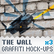 graffiti wall street art mockup