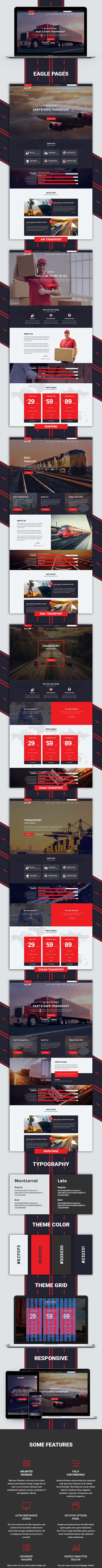 Eagle - Logistics & Transportation WordPress Theme - 1