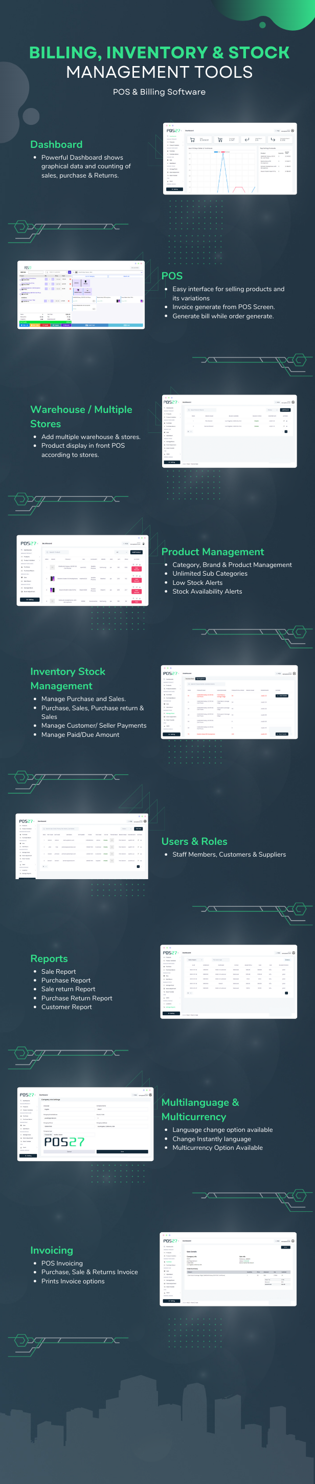 Point of Sale - Billing and Stock Management System - 1