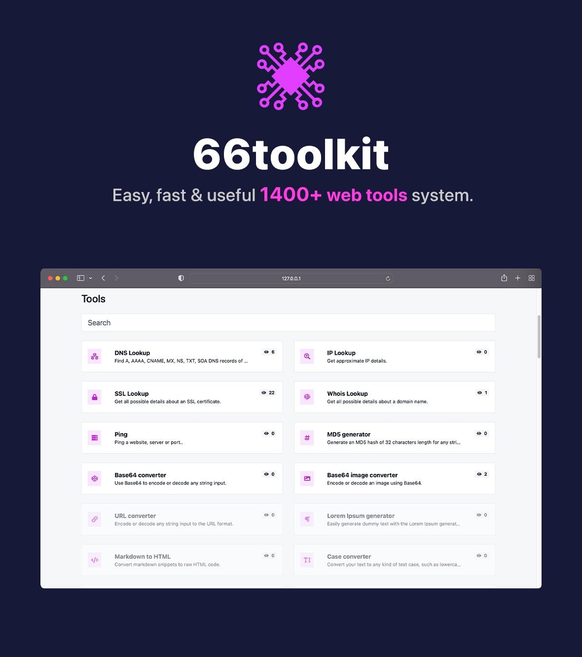 66toolkit - Ultimate Web Tools System (SAAS) - 4