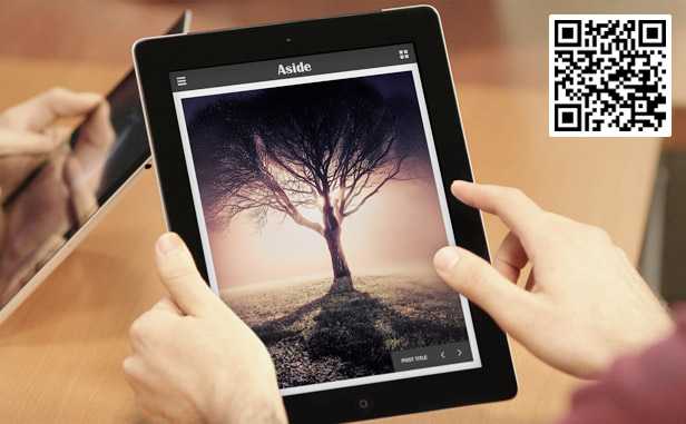 Aside is a sidebar tumblr layout responsive theme with beautiful ajax transitions. It can be set as a portfolio, Emagazine website, blog, personal homepage and so on.