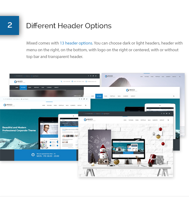 Mixed Modern and Professional HTML Template - 4
