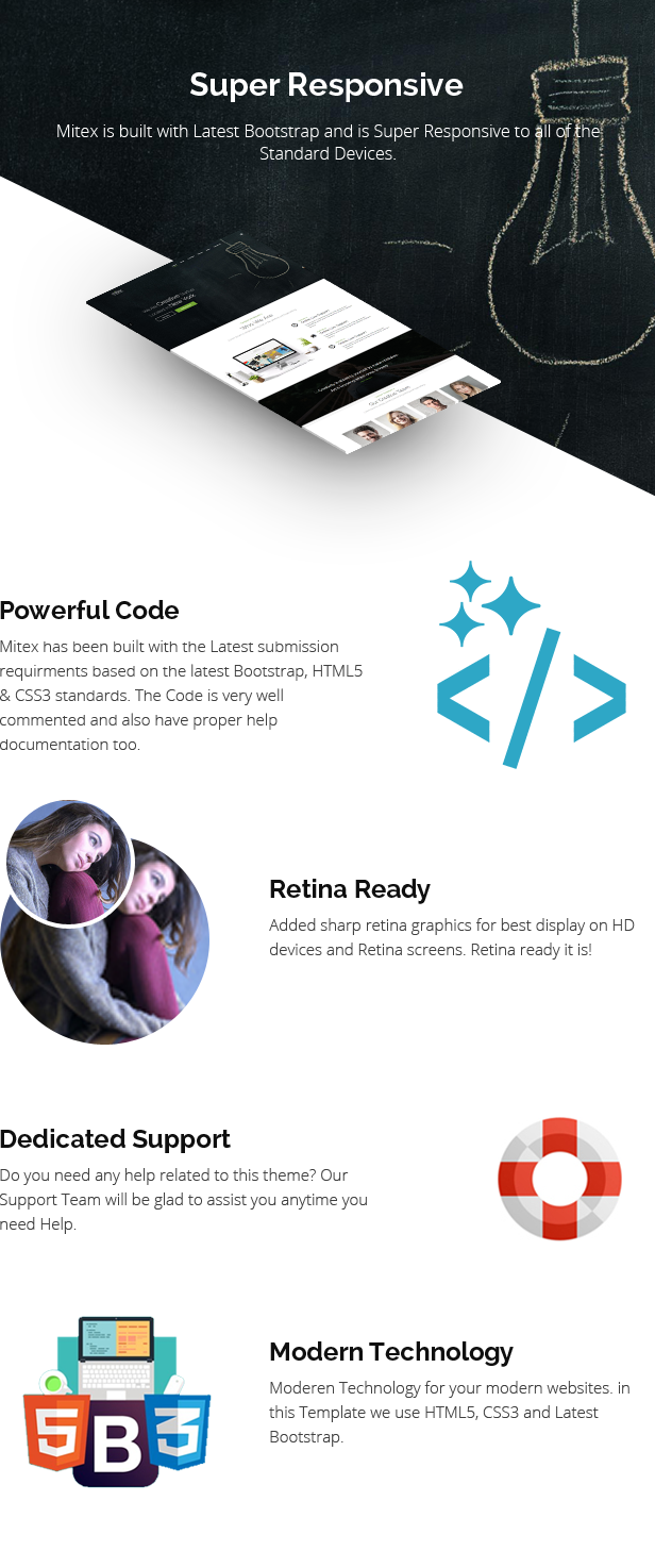 Mitex - One Page Parallax - 4