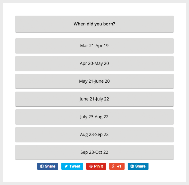 Display Answers as a List Style
