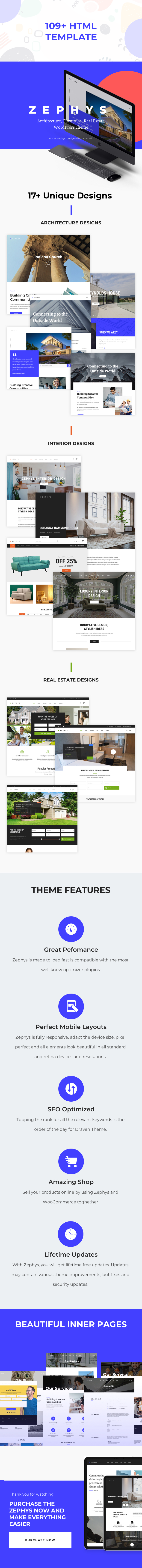Zephys - Interior Design HTML & Architecture Template - 1