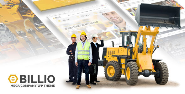 billio mega company wordpress theme