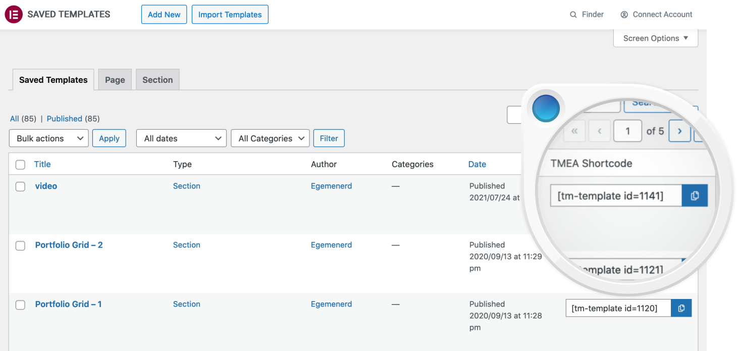 TM Elementor Addons Templates