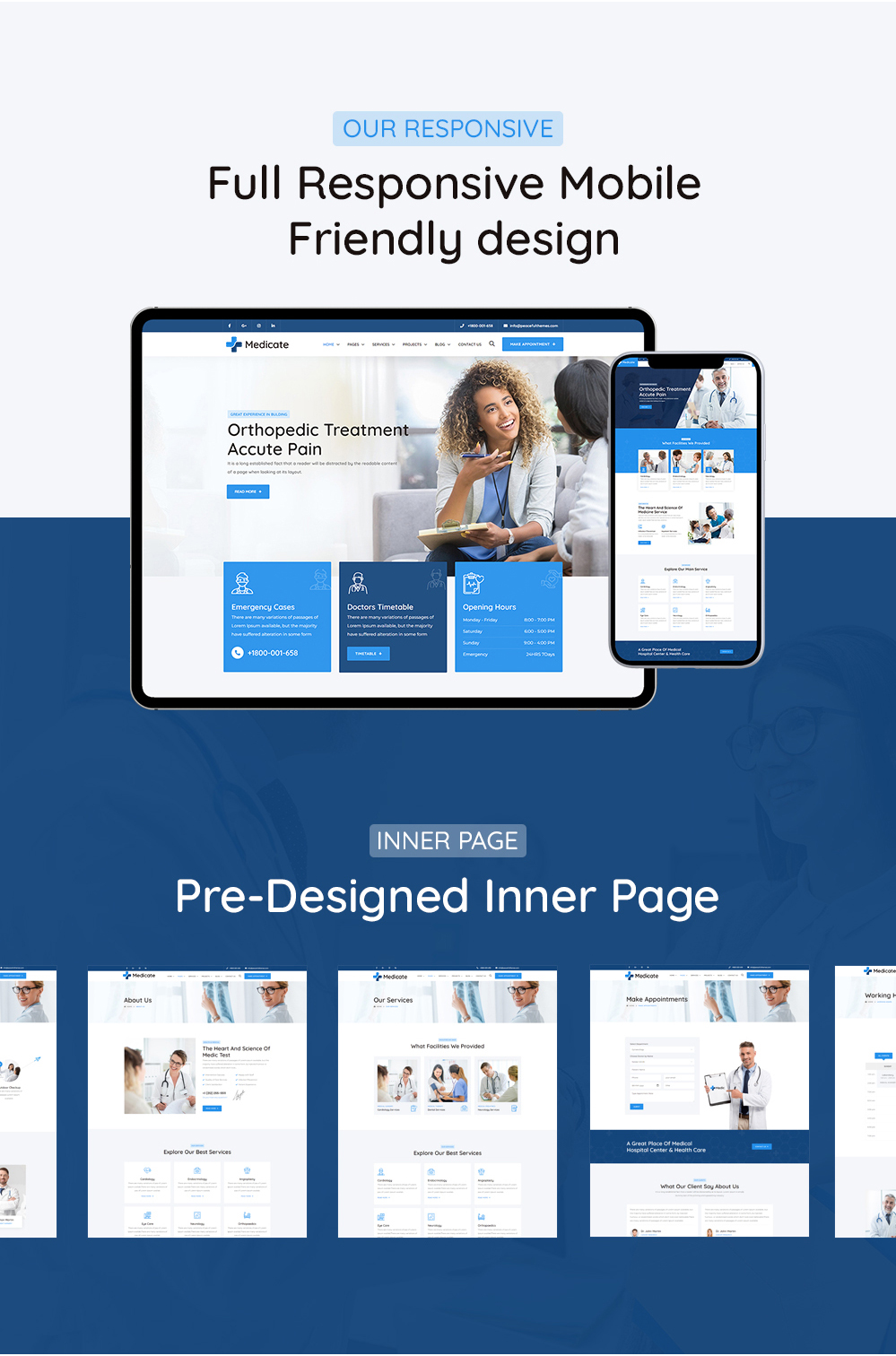 Medicate – Health & Medical WordPress Theme + RTL Ready - 3