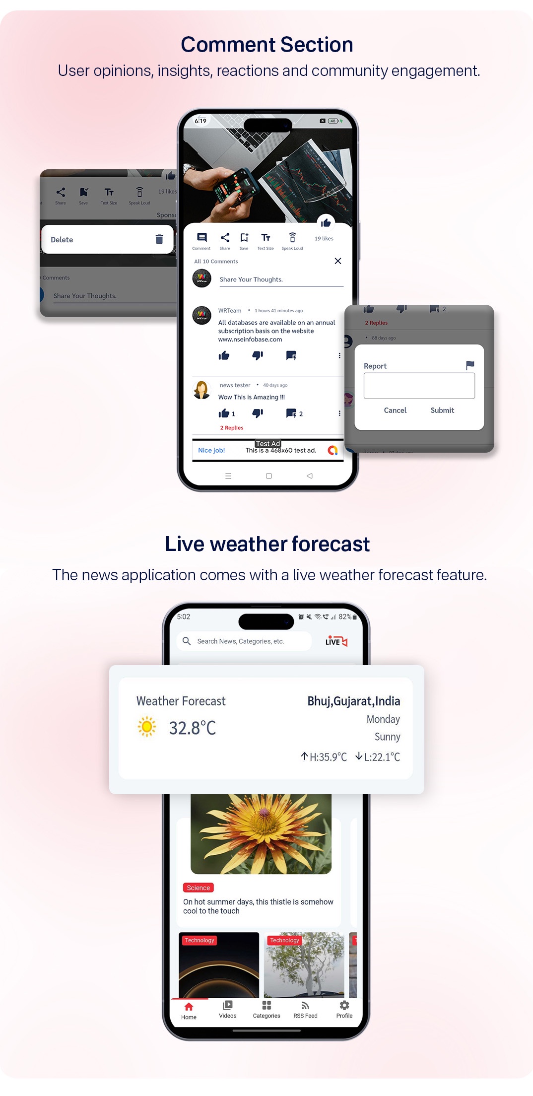 News App and Web -Flutter News App for Android and IOS App | News Website with Admin panel - 15