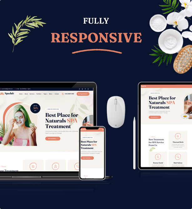 Spaclub - Beauty Salon & Spa Service Booking WordPress Theme - 11