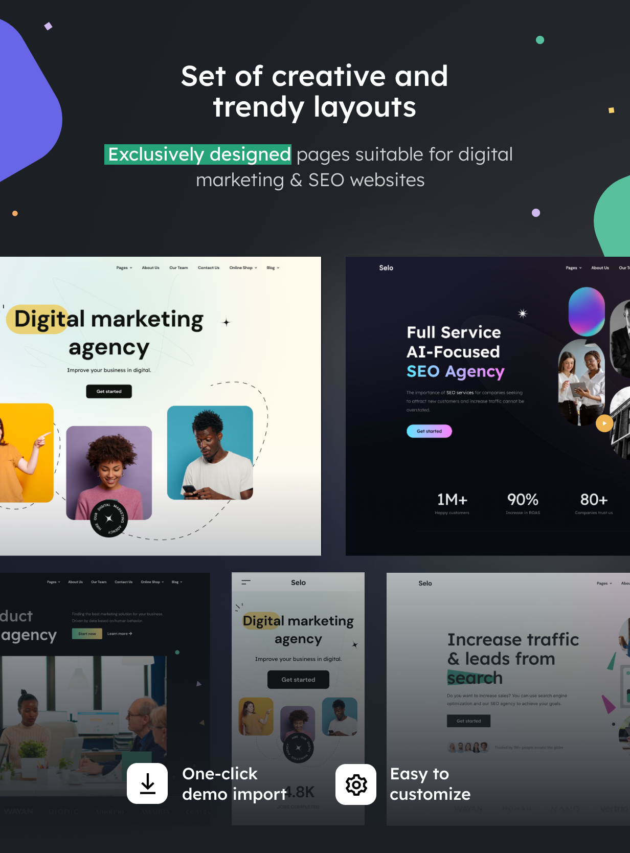 Selo - SEO & Digital Marketing Agency WordPress Theme