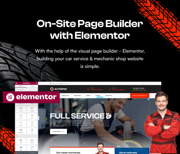 Autofiix - Car Services WordPress Theme