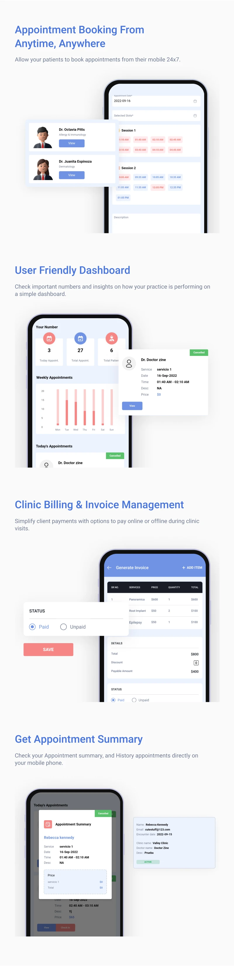 KiviCare Flutter 3.x App - Clinic & Patient Management System - 14