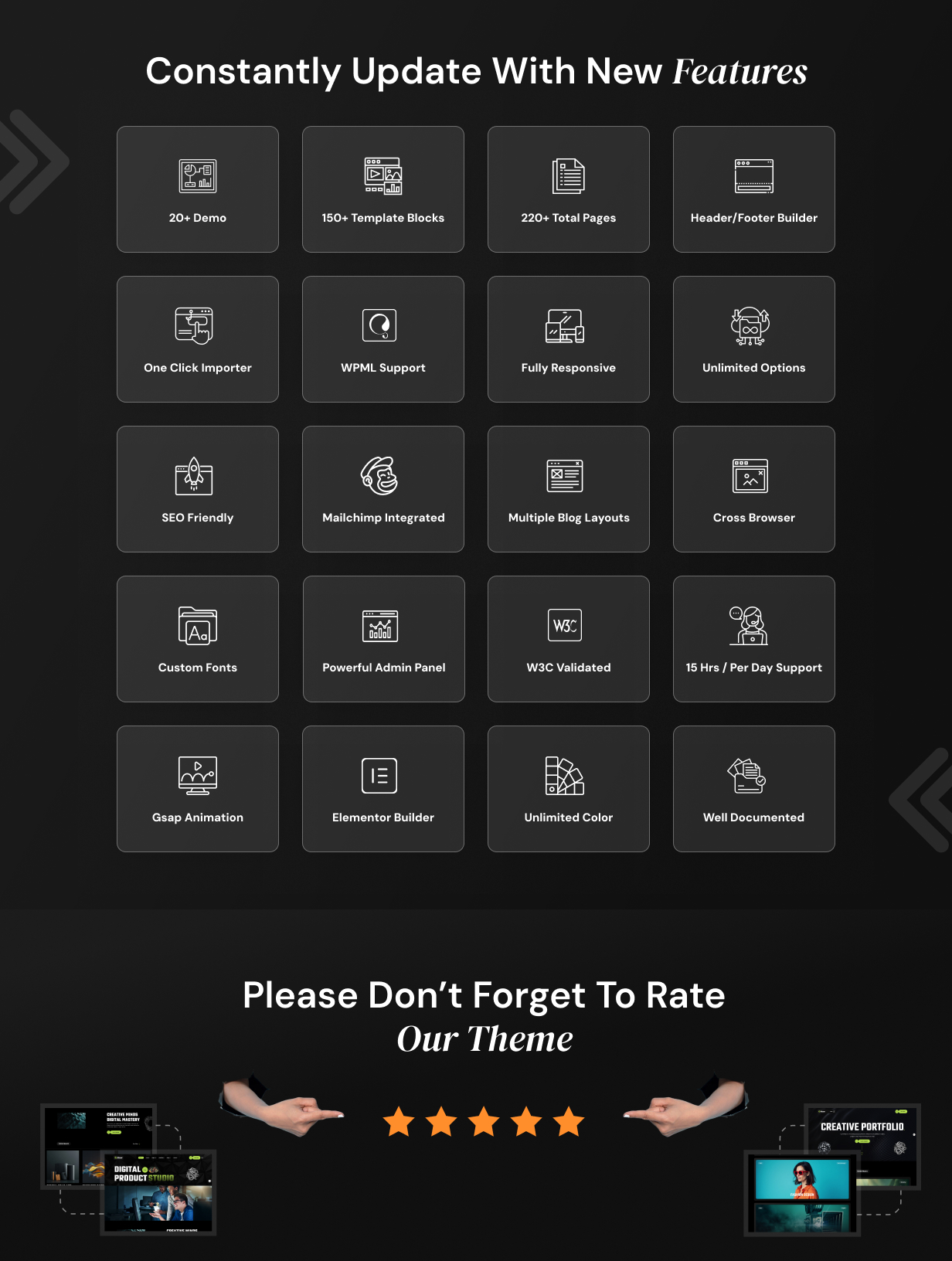 Blunor – Creative Agency & Portfolio WordPress Theme - 10