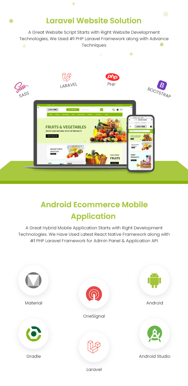 Ecommerce Solution with Delivery App For Grocery, Food, Pharmacy, Any Store / Laravel + Android Apps - 9