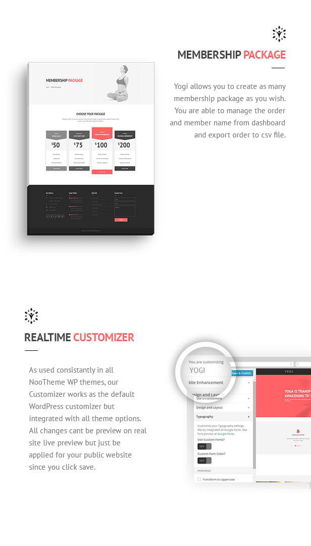 Yogi - Health Beauty & Yoga WordPress Theme - 7