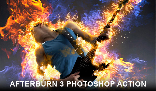 Afterburn 3 Photoshop action