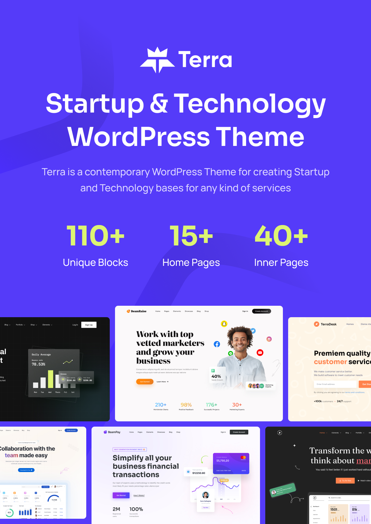 Startup WordPress Theme