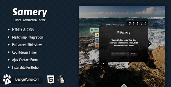 Samery Under Construction Theme