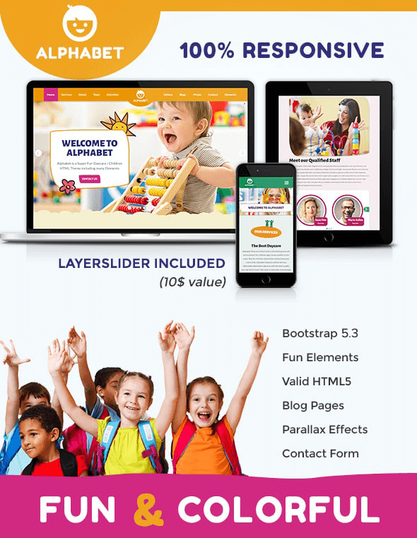 Alphabet - Daycare / School HTML5 - 1