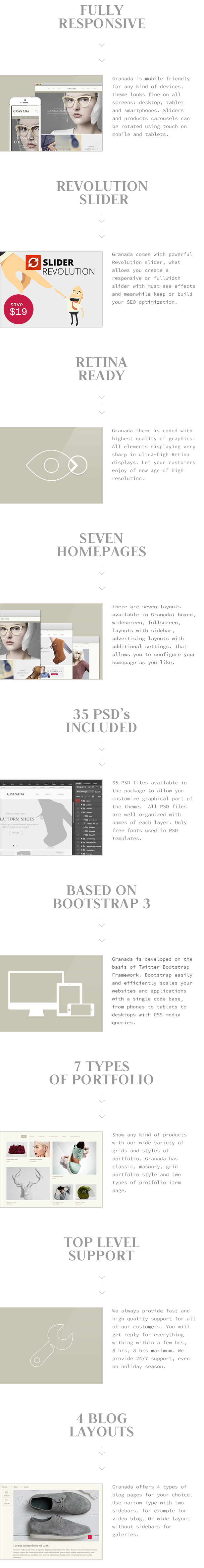Granada - Premium Bootstrap eCommerce Template - 3