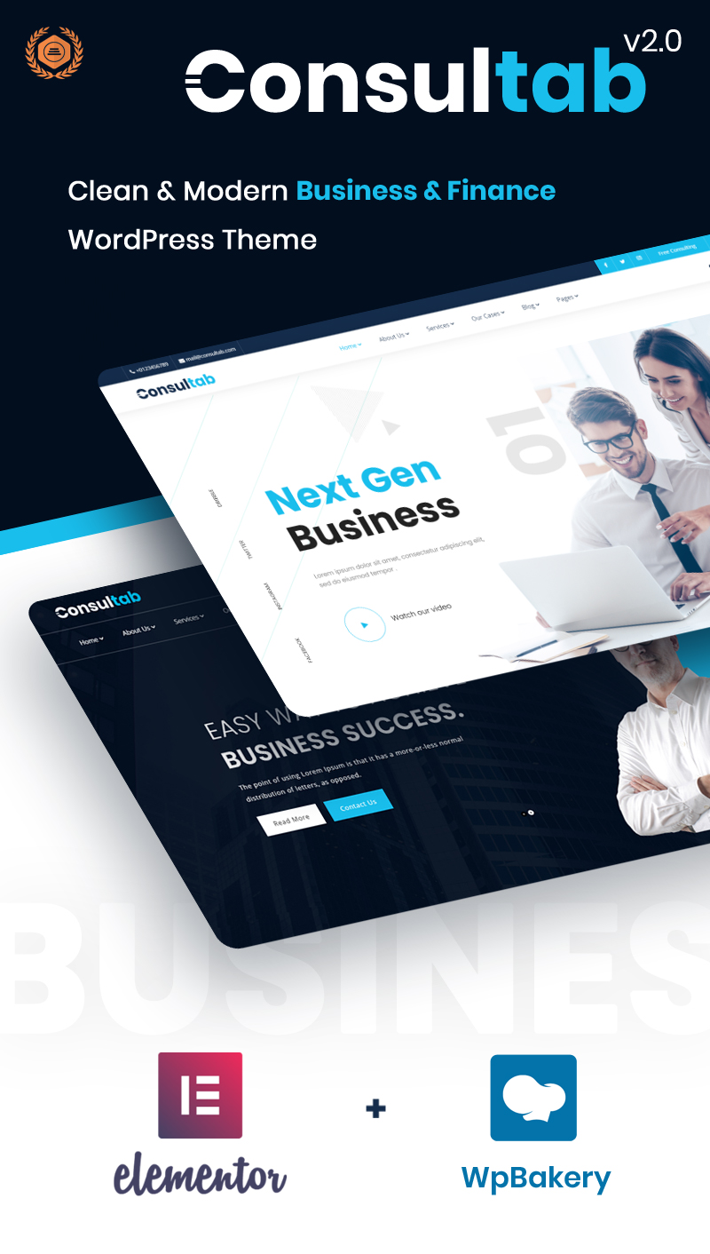 Consultab - Consulting Business & Finance WordPress Theme - 5