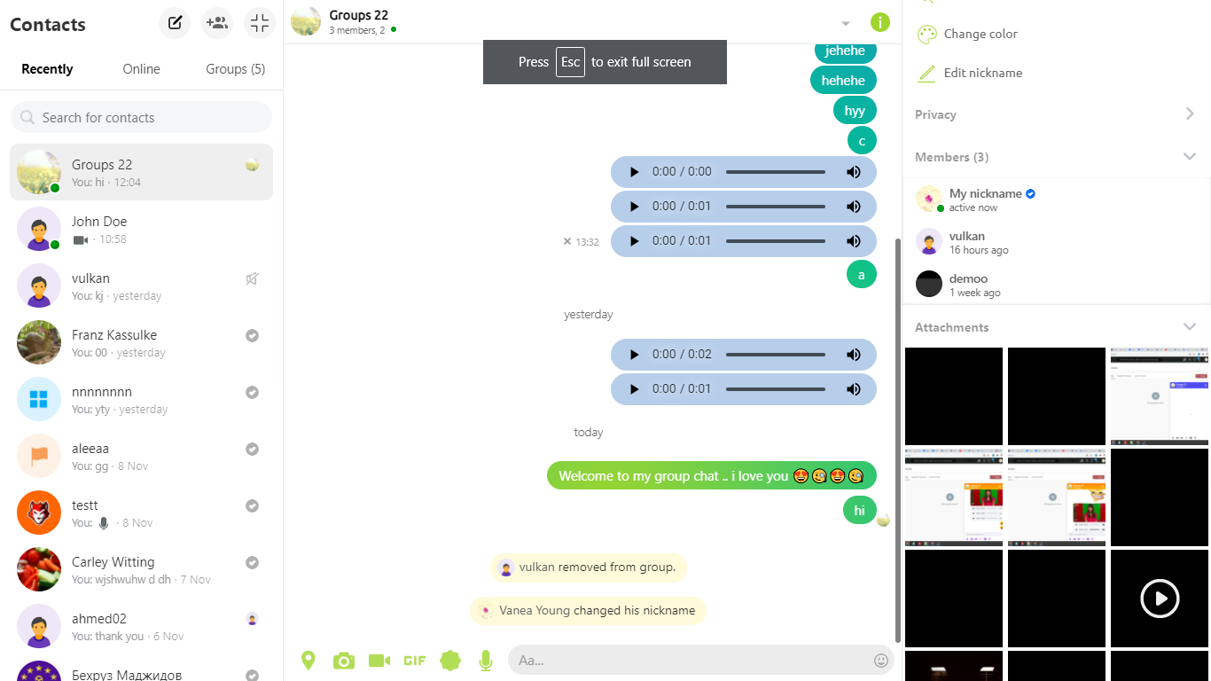 Kontackt – Real-Time Messenger & Video/Audio Group Calls for WoWonder - 29