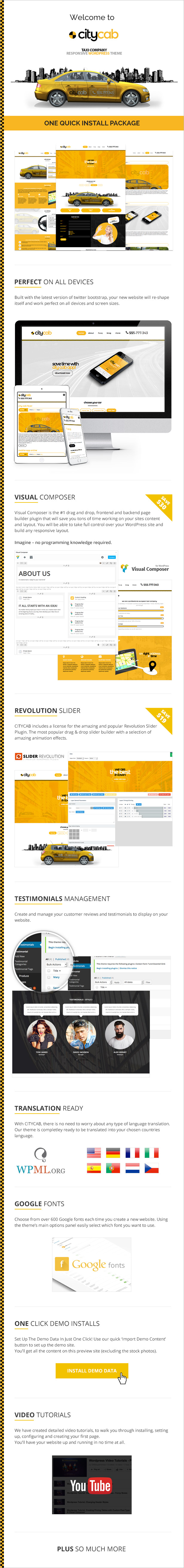 CityCab - Taxi Company WordPress Theme - 8