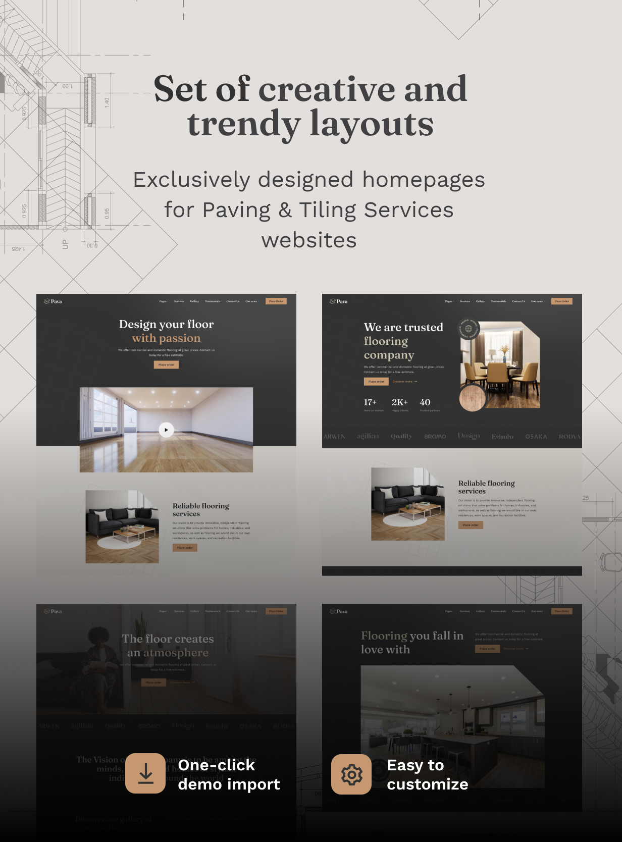 Pava - Paving & Tiling Services WordPress Theme