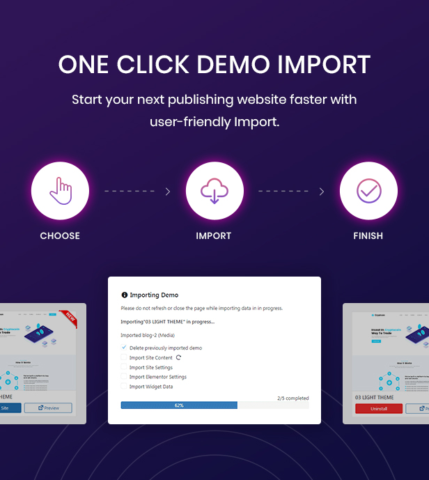 Cryptcon - elementor crypto WordPress Theme