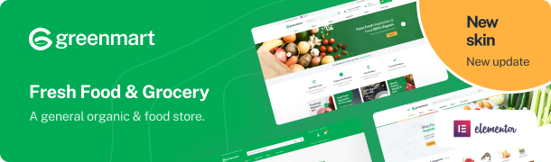 Get GreenMart Organic & Food WordPress Theme at a Cheap Price