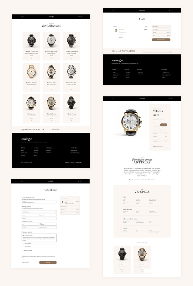 Orologio – loja online completa para vender relógios com facilidade