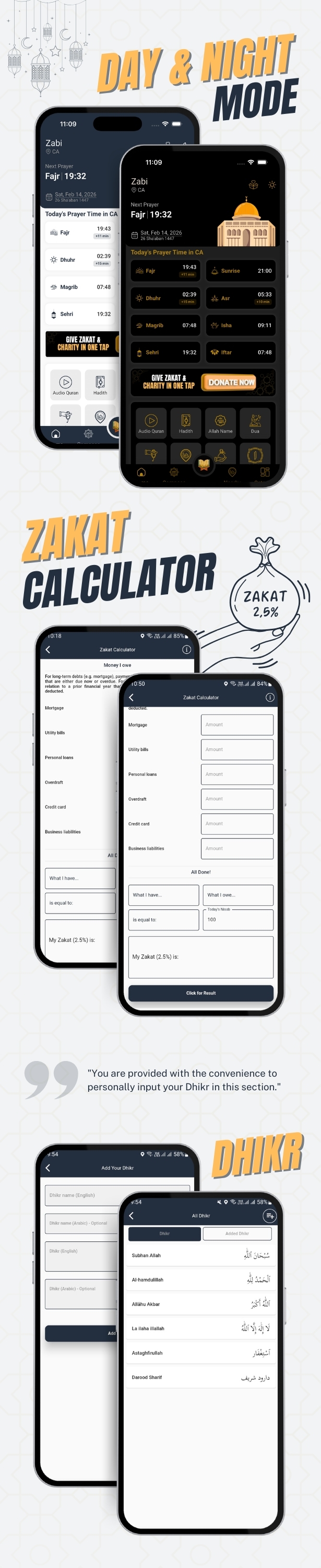 Zabi Islamic Flutter & Android ISO App - 3