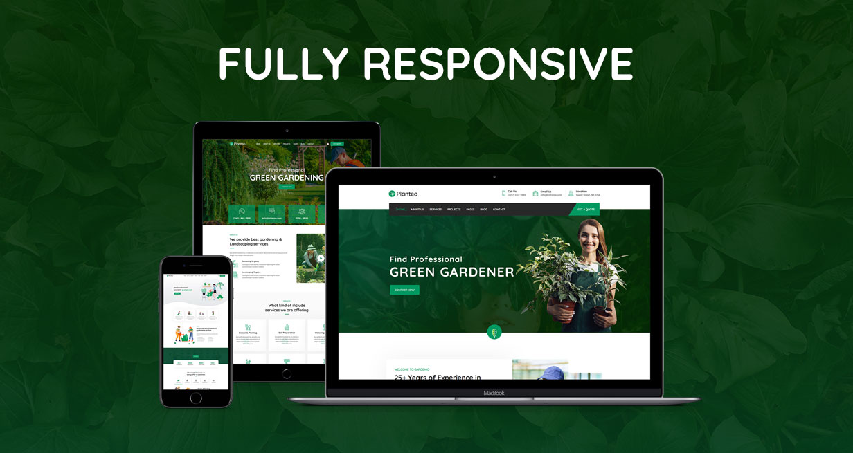 Planteo - Gardening & Landscaping WordPress Theme
