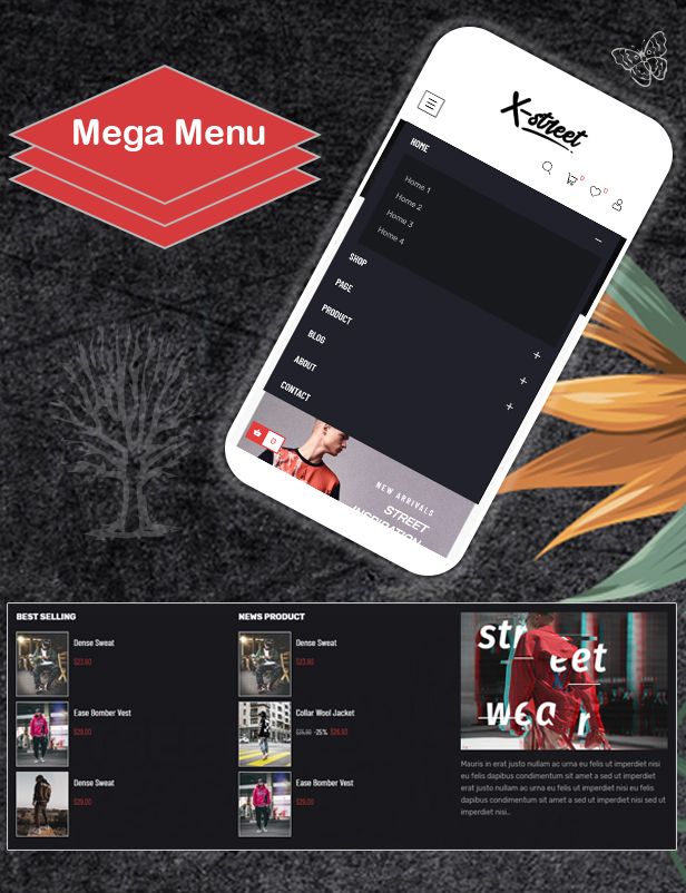 Powerful Mega Menu Module - leotheme Framework 4.0 for PrestaShop 1.7