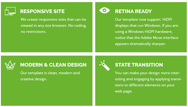 Responsive Garden and Lawn Services Muse Template - 8