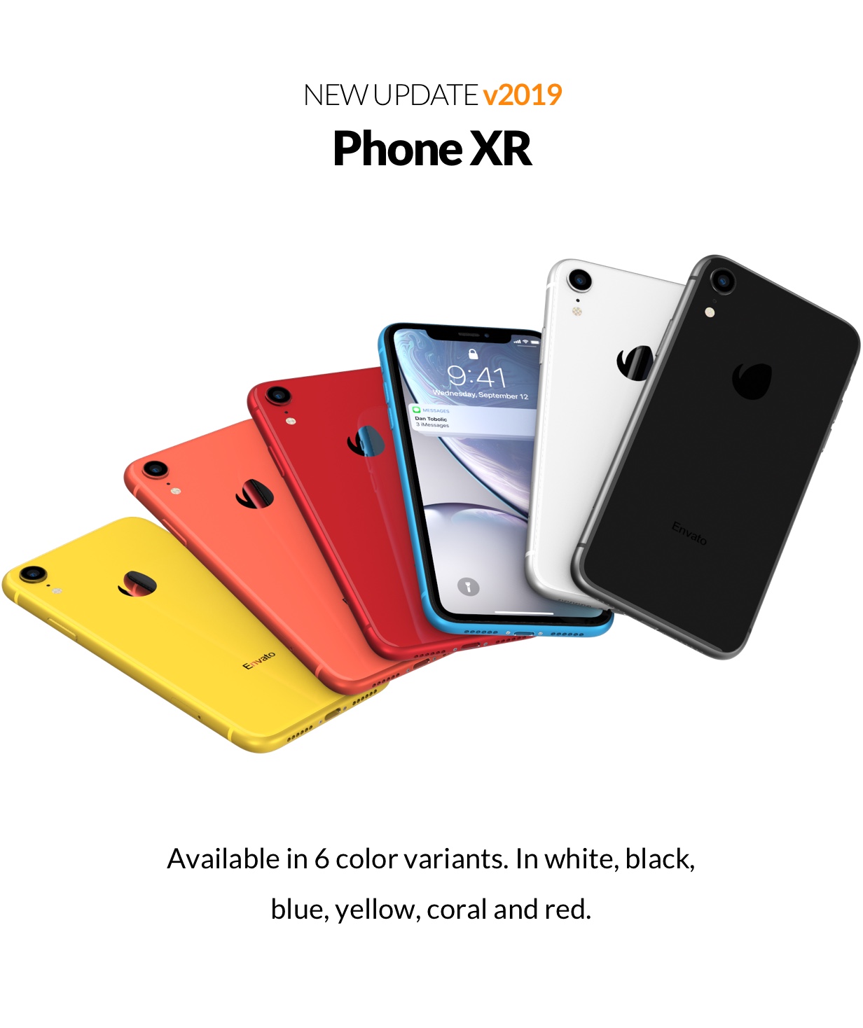 Phone Xr, 8 & SE / Flat Box - Mockup Kit - 6638840 ...