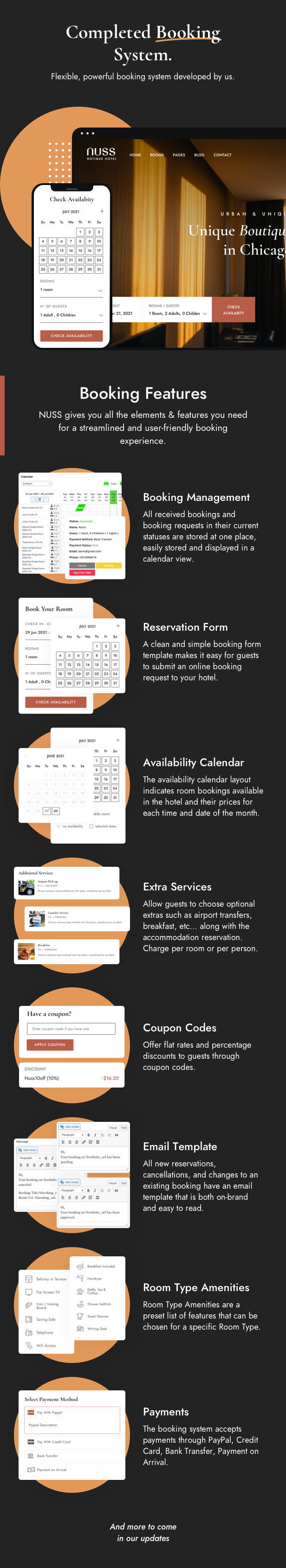 Nuss Booking System