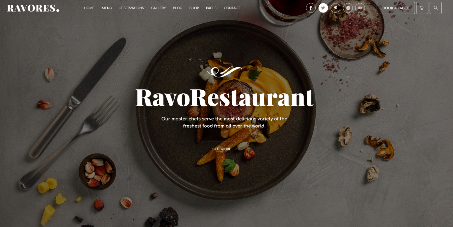 Multipurpose Restaurant & Cafe WordPress Theme