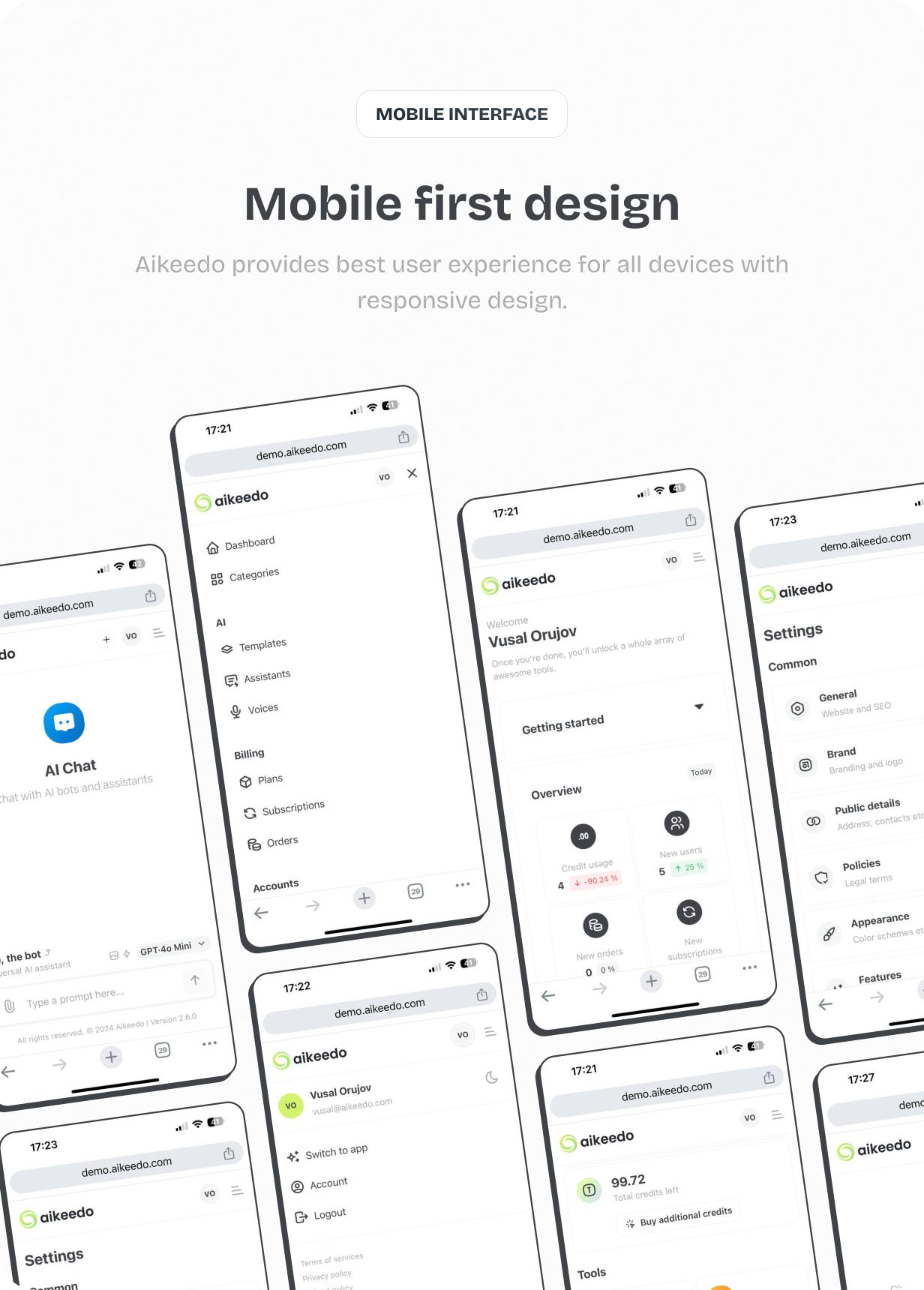 Mobile First Design - Responsive Design @heyaikeedo #aikeedo