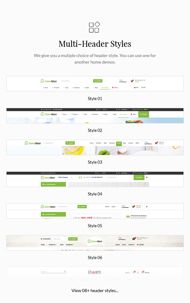 GreenMart – Organic & Food WooCommerce WordPress Theme - 15