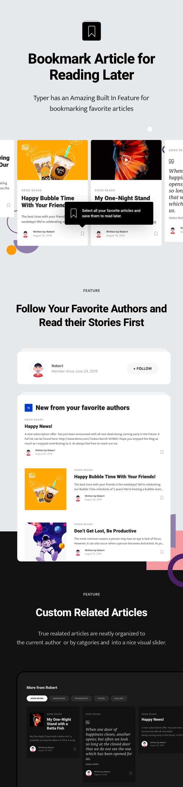 Typer - Multi Author Publishing WordPress Theme