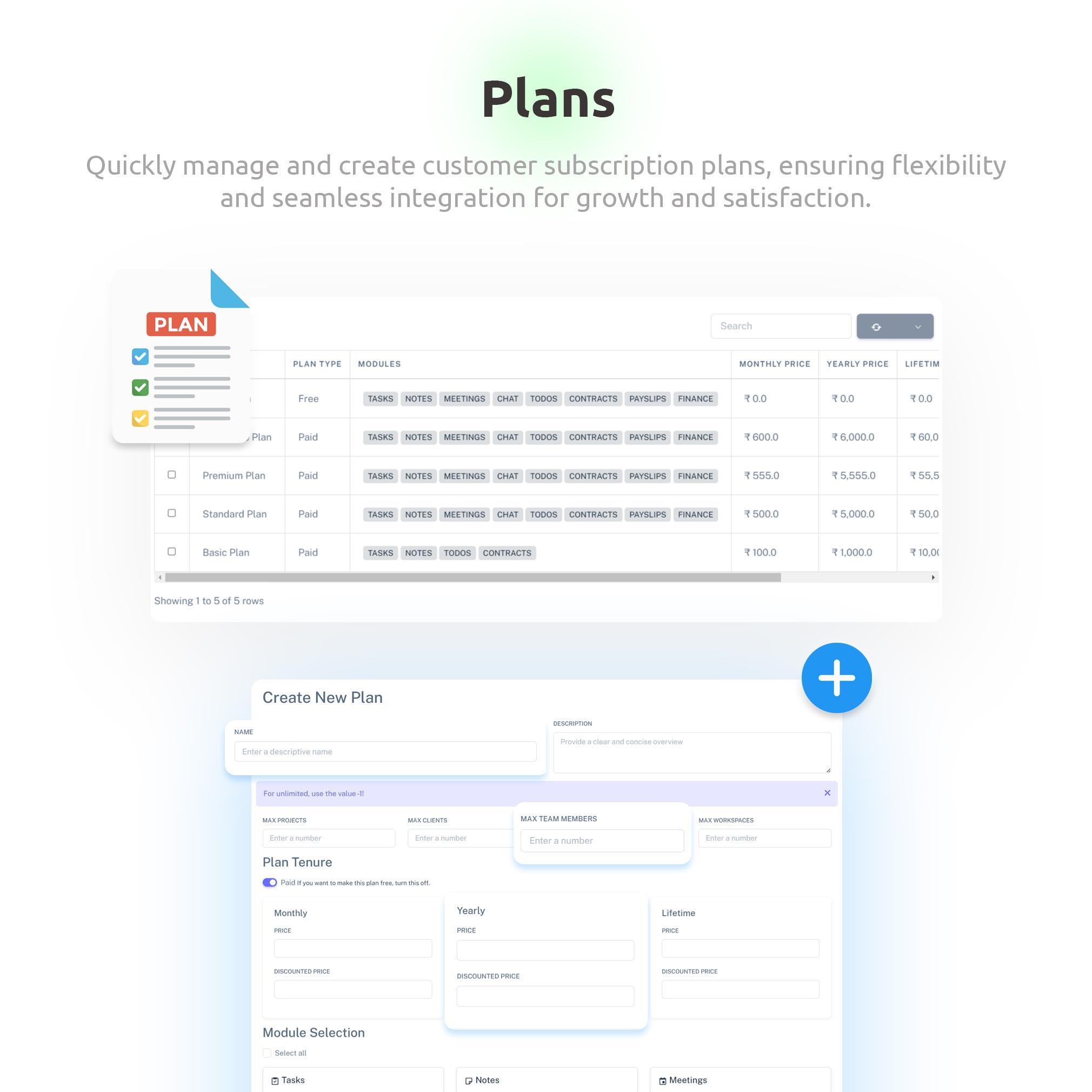 Plans - Taskify SaaS - Project Management, Task Management & Productivity Tool