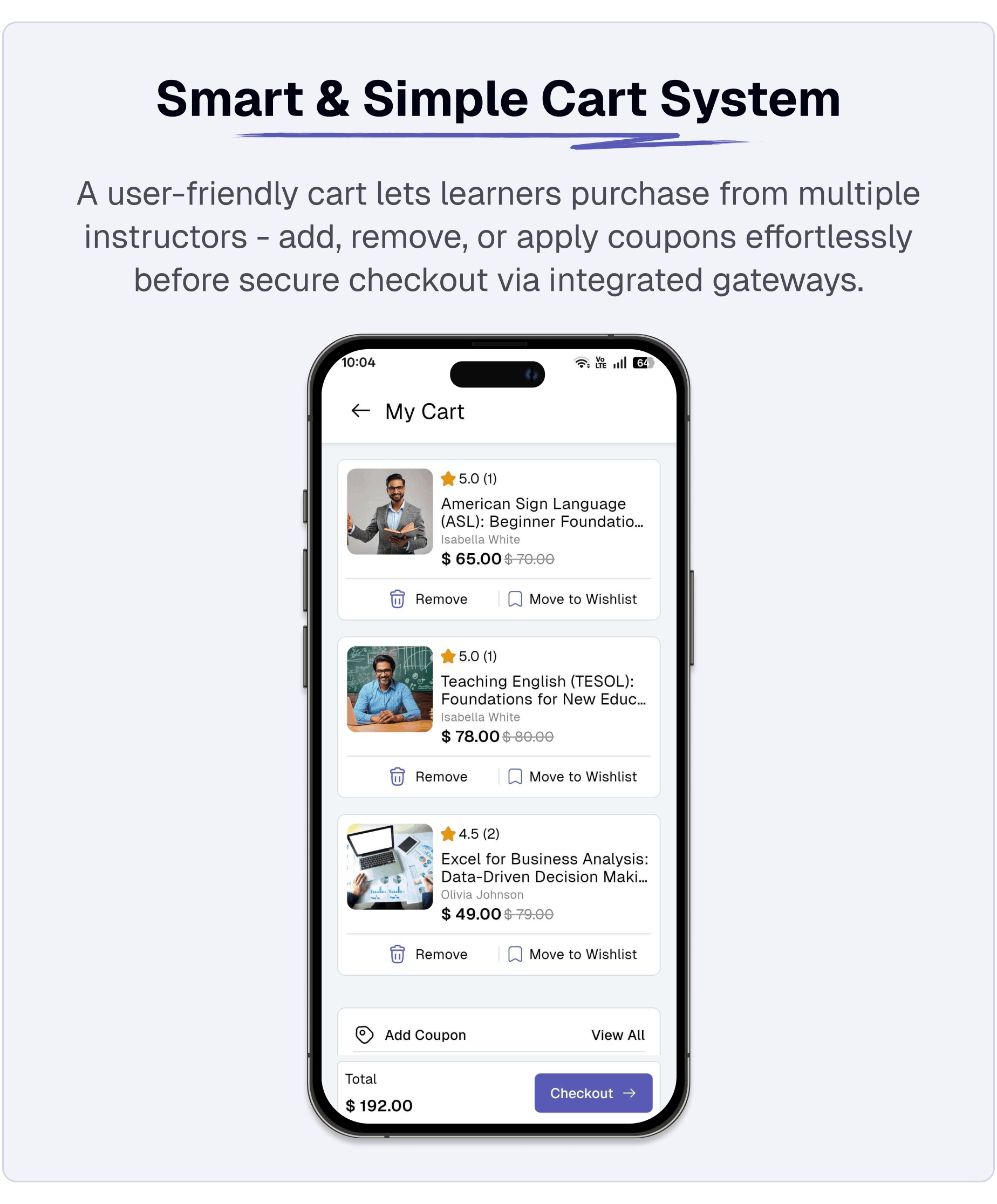 Smart & Simple cart system