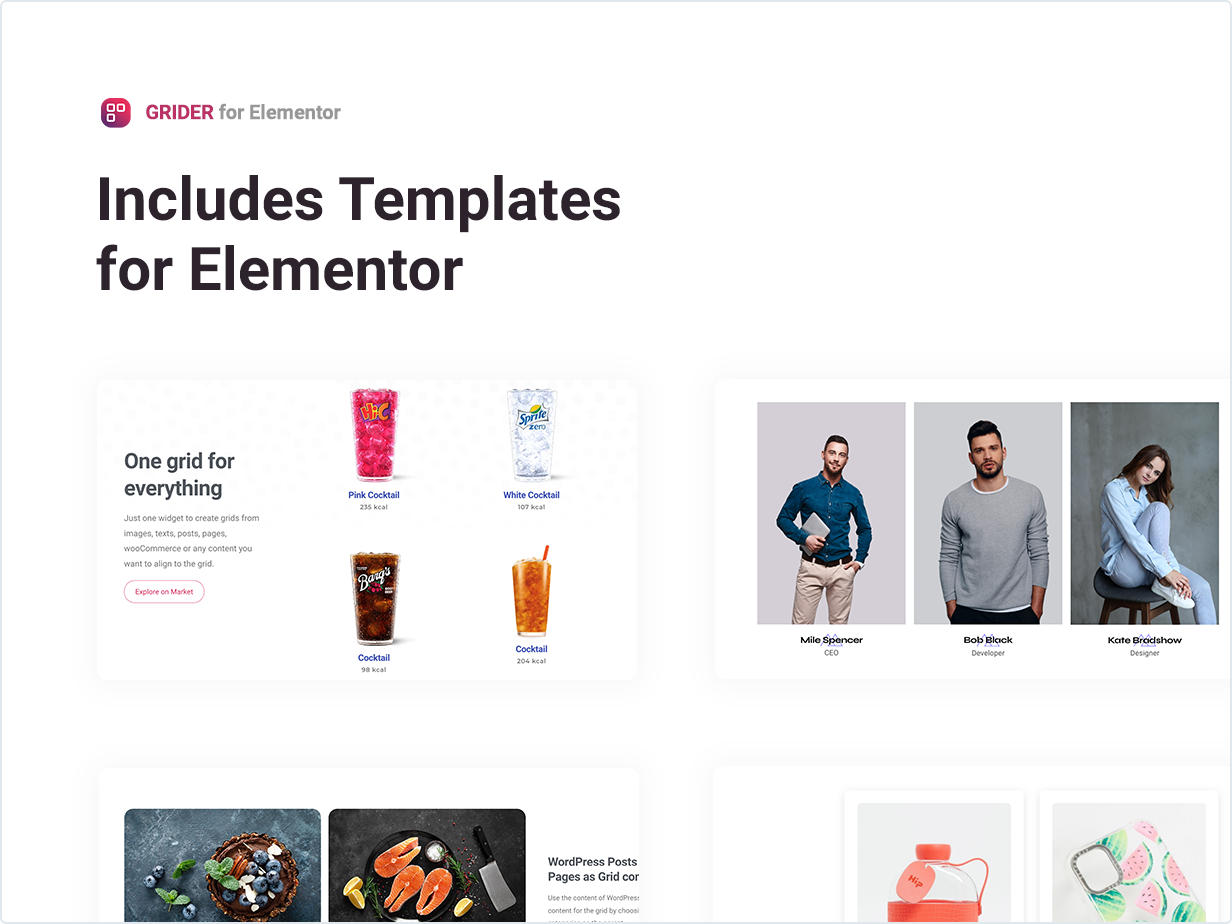 Includes Templates for Elementor