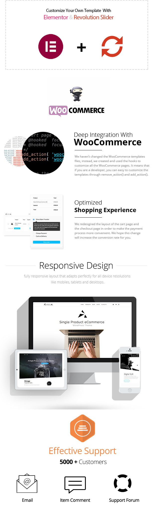 single product WooCommerce WordPress Theme